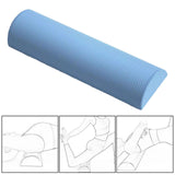 Maxbell Half Round EVA Foam Roller Durable Balance Training for Workout Gym Exercise Blue 45cm