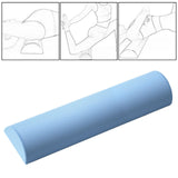 Maxbell Half Round EVA Foam Roller Durable Balance Training for Workout Gym Exercise Blue 60cm