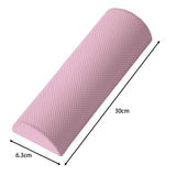 Maxbell Half Round EVA Foam Roller Durable Balance Training for Workout Gym Exercise Pink 30cm