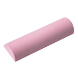Maxbell Half Round EVA Foam Roller Durable Balance Training for Workout Gym Exercise Pink 45cm