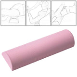 Maxbell Half Round EVA Foam Roller Durable Balance Training for Workout Gym Exercise Pink 45cm
