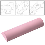 Maxbell Half Round EVA Foam Roller Durable Balance Training for Workout Gym Exercise Pink 60cm