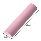 Maxbell Half Round EVA Foam Roller Durable Balance Training for Workout Gym Exercise Pink 60cm
