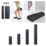 Maxbell Half Round Yoga Column Roller Foam Roller for Pilates Exercise Indoor Sports 30cmx7.5cm
