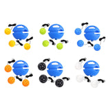 Maxbell Pickleball Trainer Professional Portable Convenient Pickleball Training Base with 3 Yellow Balls