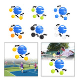 Maxbell Pickleball Trainer Professional Portable Convenient Pickleball Training Base with 3 Yellow Balls