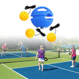 Maxbell Pickleball Trainer Professional Portable Convenient Pickleball Training Base with 3 Yellow Balls