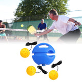 Maxbell Pickleball Trainer Professional Portable Convenient Pickleball Training Base with 3 Yellow Balls
