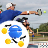 Maxbell Pickleball Trainer Professional Portable Convenient Pickleball Training Base with 3 Yellow Balls