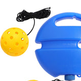 Maxbell Pickleball Trainer Professional Portable Convenient Pickleball Training Base with 3 Yellow Balls