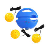 Maxbell Pickleball Trainer Professional Portable Convenient Pickleball Training Base with 3 Yellow Balls