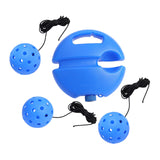 Maxbell Pickleball Trainer Professional Portable Convenient Pickleball Training Base with 3 Blue Balls