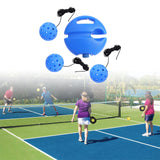 Maxbell Pickleball Trainer Professional Portable Convenient Pickleball Training Base with 3 Blue Balls