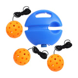 Maxbell Pickleball Trainer Professional Portable Convenient Pickleball Training Base with 3 Orange Balls