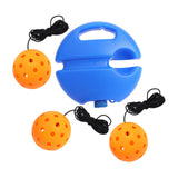 Maxbell Pickleball Trainer Professional Portable Convenient Pickleball Training Base with 3 Orange Balls