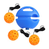 Maxbell Pickleball Trainer Professional Portable Convenient Pickleball Training Base with 3 Orange Balls