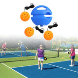 Maxbell Pickleball Trainer Professional Portable Convenient Pickleball Training Base with 3 Orange Balls