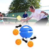 Maxbell Pickleball Trainer Professional Portable Convenient Pickleball Training Base with 3 Orange Balls