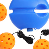 Maxbell Pickleball Trainer Professional Portable Convenient Pickleball Training Base with 3 Orange Balls