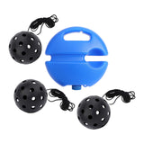 Maxbell Pickleball Trainer Professional Portable Convenient Pickleball Training Base with 3 Black Balls