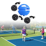 Maxbell Pickleball Trainer Professional Portable Convenient Pickleball Training Base with 3 Black Balls