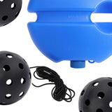 Maxbell Pickleball Trainer Professional Portable Convenient Pickleball Training Base with 3 Black Balls