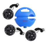 Maxbell Pickleball Trainer Professional Portable Convenient Pickleball Training Base with 3 Black Balls