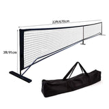 Maxbell Portable Pickleball Net Set Parties Indoor and Outdoor Iron Frame Easy Setup
