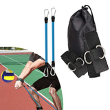 Maxbell Volleyball Training Resistance Bands for Practicing Serving Agility Training Blue 60 lbs