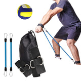 Maxbell Volleyball Training Resistance Bands for Practicing Serving Agility Training Blue 60 lbs