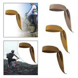 Maxbell Outdoor Sports Biking Headband Durable Sweatband for Baseball Working Out Bicycling Apricot