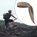 Maxbell Outdoor Sports Biking Headband Durable Sweatband for Baseball Working Out Bicycling Apricot