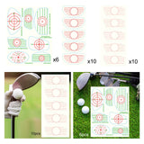 Maxbell Golf Impact Tape Labels Swing Accuracy Golfer Golf Club Impact Tape Stickers 7 In 1