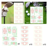 Maxbell Golf Impact Tape Labels Swing Accuracy Golfer Golf Club Impact Tape Stickers 7 In 1