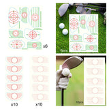 Maxbell Golf Impact Tape Labels Swing Accuracy Golfer Golf Club Impact Tape Stickers 7 In 1