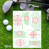 Maxbell Golf Impact Tape Labels Swing Accuracy Golfer Golf Club Impact Tape Stickers 7 In 1