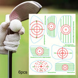 Maxbell Golf Impact Tape Labels Swing Accuracy Golfer Golf Club Impact Tape Stickers 7 In 1