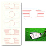 Maxbell Golf Impact Tape Labels Swing Accuracy Golfer Golf Club Impact Tape Stickers Irons