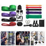 Maxbell Resistance Bands Set Workout Bands for Home Gym Strength Training Stretching Style A