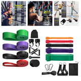 Maxbell Resistance Bands Set Workout Bands for Home Gym Strength Training Stretching Style A