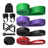 Maxbell Resistance Bands Set Workout Bands for Home Gym Strength Training Stretching Style A