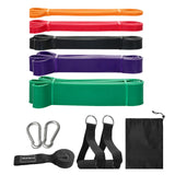 Maxbell Resistance Bands Set Workout Bands for Home Gym Strength Training Stretching Style B