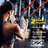 Maxbell Resistance Bands Set Workout Bands for Home Gym Strength Training Stretching Style B