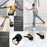 Maxbell Resistance Bands Set Workout Bands for Home Gym Strength Training Stretching Style B