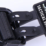 Adjustable Nylon Military Belt Tactical Rappelling Belt Waistband Black