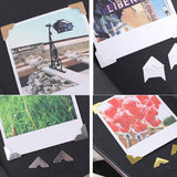 Maxbell 5 Sheet DIY Photo Album Scrapbook Corner Sticker White
