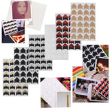 Maxbell 5 Sheet DIY Photo Album Scrapbook Corner Sticker White