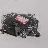 50Pcs Black Snap Clips Snap Hair Clips Pins