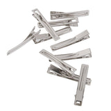 10 Metal Duck-Bill Hair Section Clips DIY Accessory