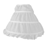 Maxbell Flower Girl 3-Hoop A-Line Crinoline Petticoat Underskirt Children Age 2-14